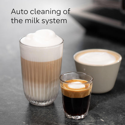 SIEMENS EQ700 Machine à café entièrement automatique grain à tasse, écran tactile de 5 pouces, préparation froide et lente de préparation, cappuccinatore, plus de 34 boissons de café, connexion au