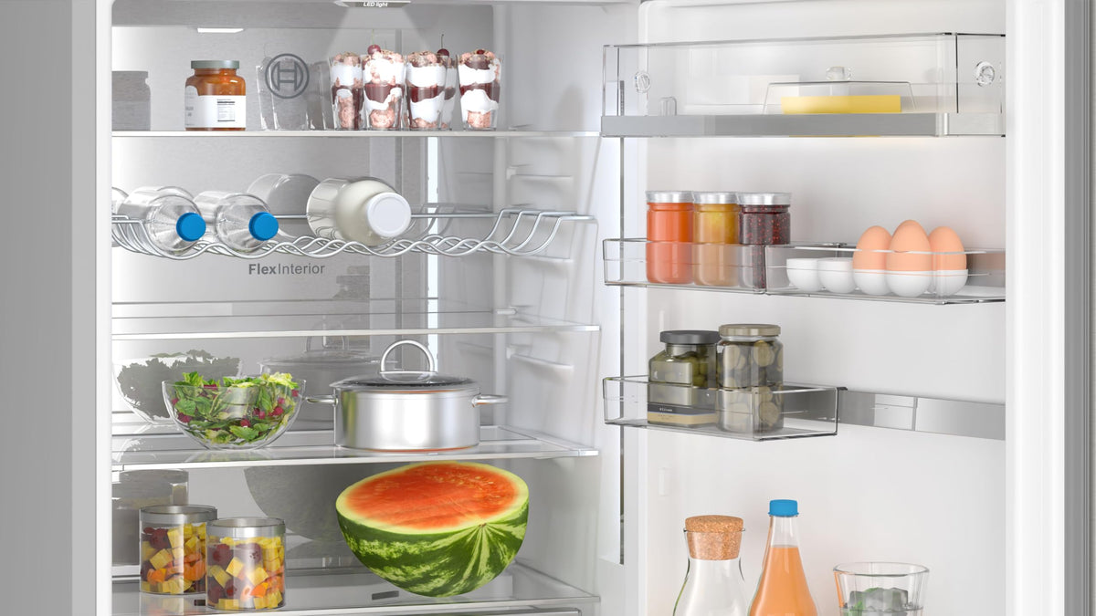 Bosch KGN49AIBT, Série 6, Réfrigérateur combiné pose-libre, 440 L, 203 x 70 (H x L), Inox anti trace de doigts