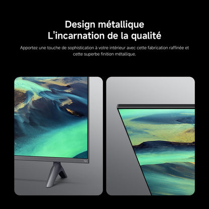 XIAOMI TV F Pro 55, 140 cm (55 Pouces), 4K UHD QLED, Smart TV, Fire TV, Contrôle Vocal Alexa, HDR10+, Mode Game Boost 120Hz, MEMC, 2Go+32Go, Compatible avec AirPlay