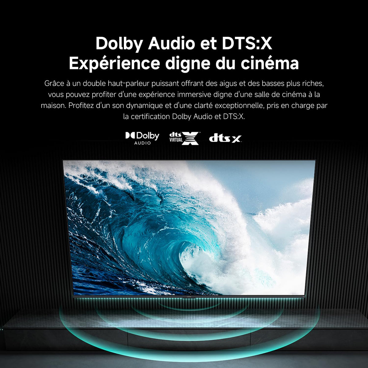 Xiaomi TV F 55, 140 cm (55 Pouces), 4K UHD, Smart TV, Fire TV, Contrôle Vocal Alexa, HDR10, MEMC, Mode Game Boost 120Hz, 2Go+32Go, Compatible avec AirPlay