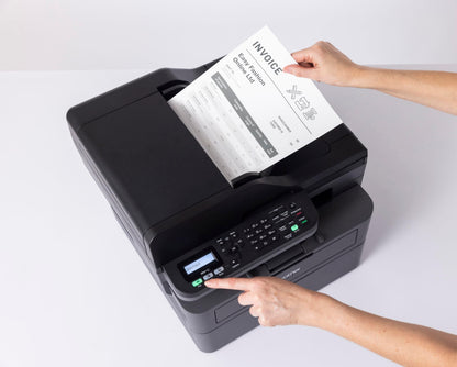 Brother MFC-L2827DW | Imprimante Multifonction 4 en 1 (Impression/Scan/Copie/Fax) Laser Monochrome | WiFi/USB/Ethernet | Recto-Verso | Eligible au For