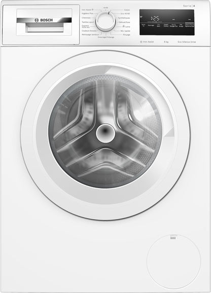 Bosch WAN28258FR, Série 4, Lave linge hublot, 8 kg, 1400 trs/min, Blanc