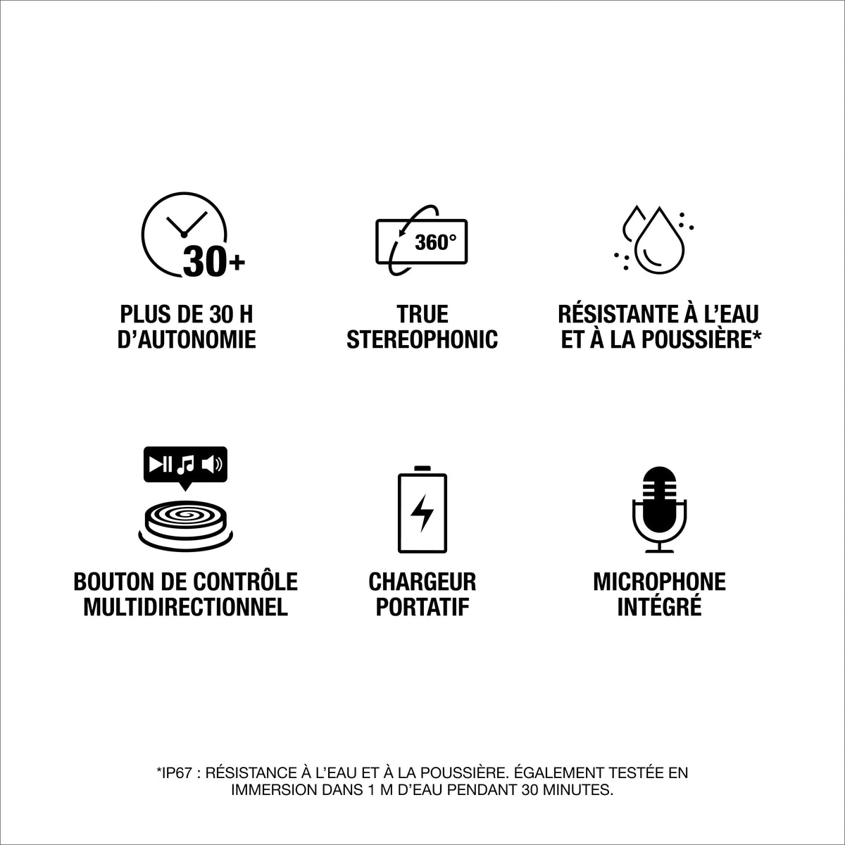 Marshall Middleton II Enceinte Bluetooth Portable Plus de 30 Heures d'autonomie, étanchéité IP67 - Noir et Laiton