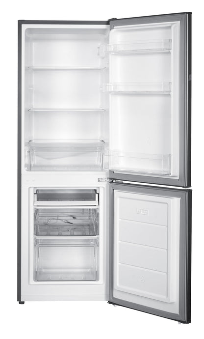 GEDTECH Réfrigérateur combiné congélateur bas 173L GCB173SL - Silver - Hauteur 143cm