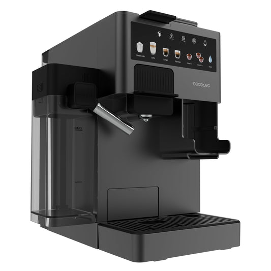 Cecotec Cafetière à Capsules Freestyle Grind & Latte. 1400W, 20 Bars, Multi-capsules, Café en Grains 40g, Moulin Conique, Réservoir d'Eau 1,6L, 300ml