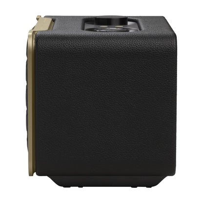 JBL Authentics 200 Enceinte Smart Home avec WiFi, Bluetooth et assistants vocaux, design rétro, noire