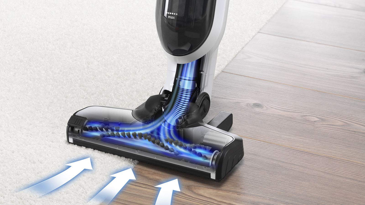 Bosch Flexxo 25.2V Série I 4 – Aspirateur Rechargeable sans Fil 2 en 1, aspirateur Balai et aspirateur à Main, autonomie de 55 Min, avec la Technologie Bosch Lithium-ION, Couleur Blanc
