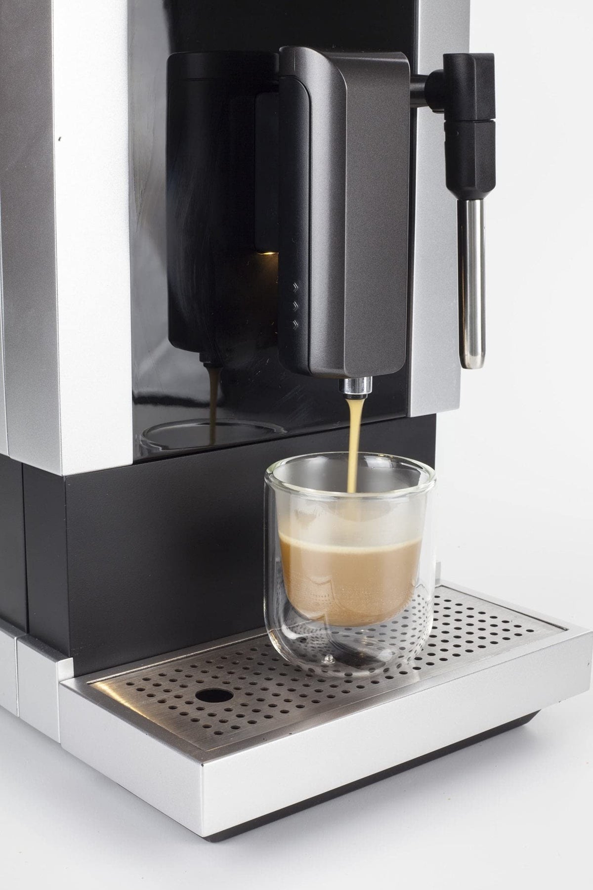 CASO Café Crema One - Machine à café automatique design, système de chauffage innovant, broyeur conique extra-silencieux en acier inoxydable, pour espresso, cappuccino, latte macchiato, etc.