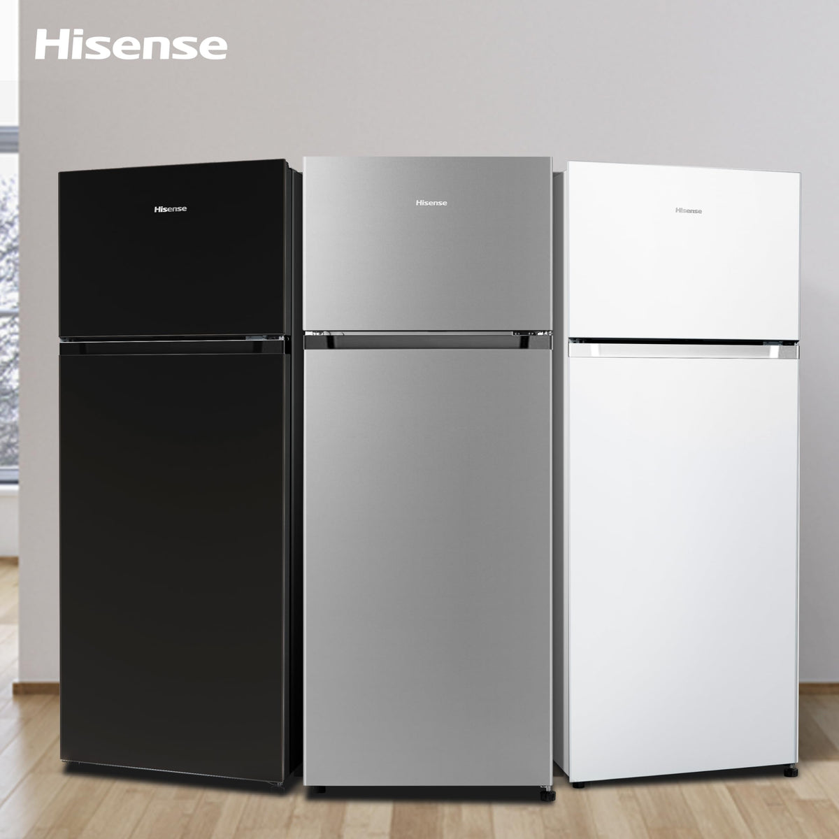 Hisense - MTM55205SE - Réfrigérateur Autoportant Double Porte Modèle 2022, 206 L, Argent, 143.4 x‎ 54.2 x 55 cm