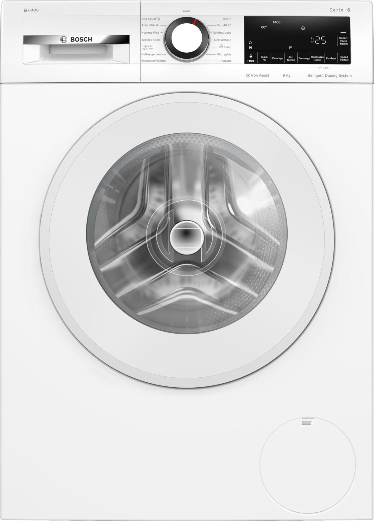 Bosch WGG244F1FR, Série 6, Lave-linge Pose-libre, 9 kg, 1400 trs/min, Blanc