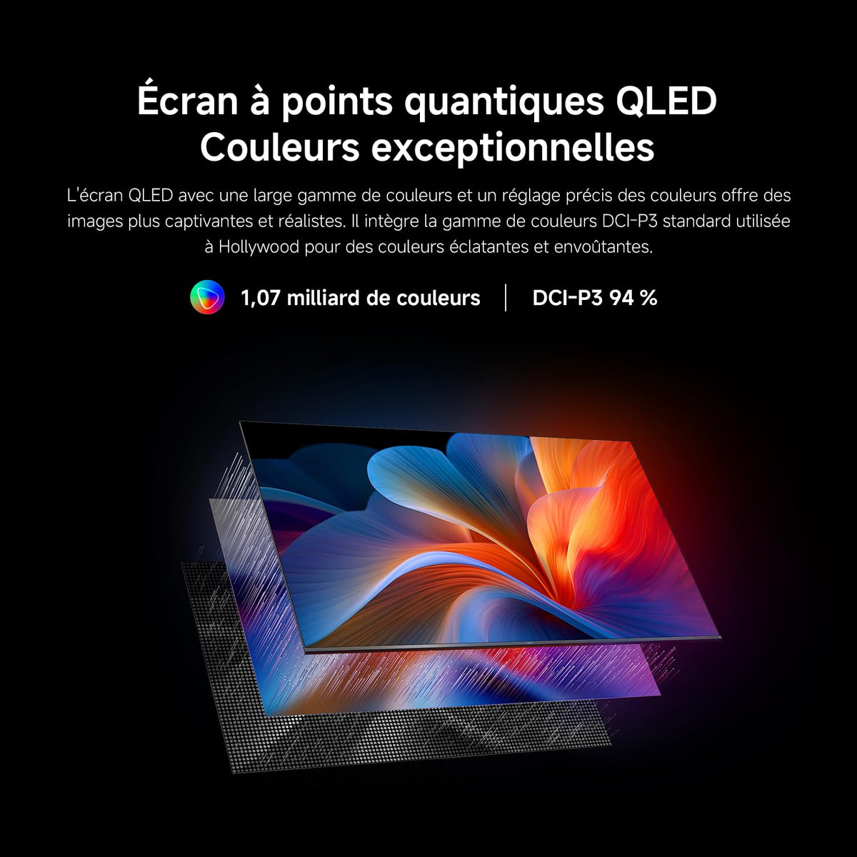 XIAOMI TV F Pro 55, 140 cm (55 Pouces), 4K UHD QLED, Smart TV, Fire TV, Contrôle Vocal Alexa, HDR10+, Mode Game Boost 120Hz, MEMC, 2Go+32Go, Compatible avec AirPlay