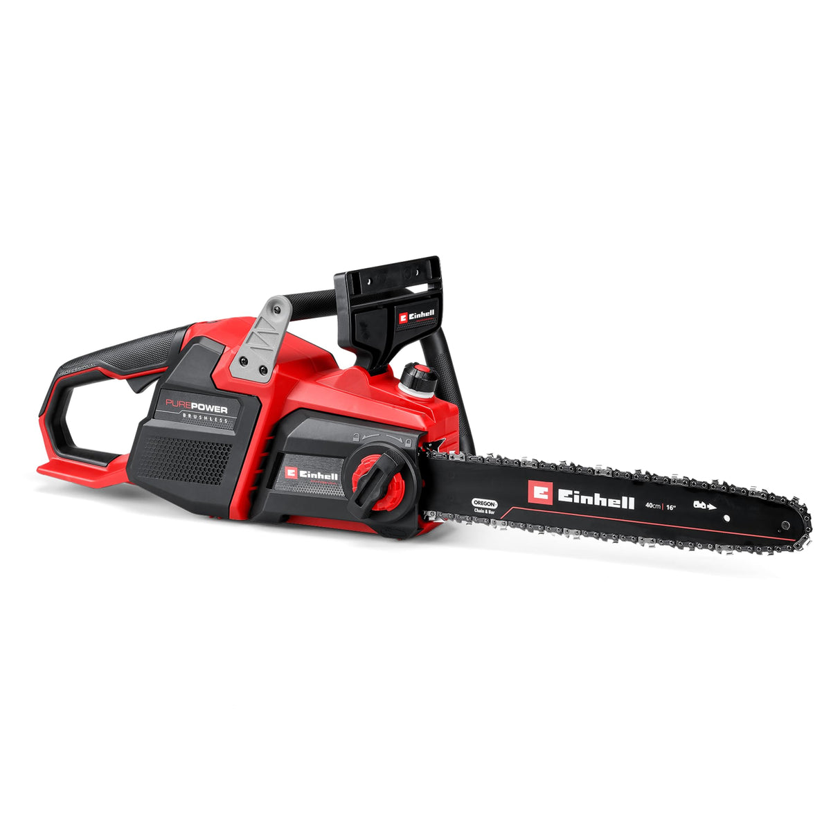 Einhell Professional Tronçonneuse sans fil GP-LC 36/40 Li BL-Solo (36 V, longueur de coupe 38 cm, moteur sans charbon, vitesse de chaîne de 19 m/s, lubrification automatique, sans batteries)