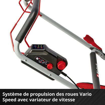 Einhell Professional Tondeuse à gazon sans fil GP-CM 36/52 S Li BL (4x5,2Ah) Power X-Change (36V, moteur brushless, Coupe à 52cm) Livré avec 4 Batteries 5,2 Ah et 2 Chargeurs doubles