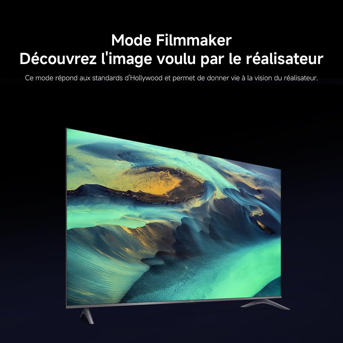 XIAOMI TV F Pro 55, 140 cm (55 Pouces), 4K UHD QLED, Smart TV, Fire TV, Contrôle Vocal Alexa, HDR10+, Mode Game Boost 120Hz, MEMC, 2Go+32Go, Compatible avec AirPlay
