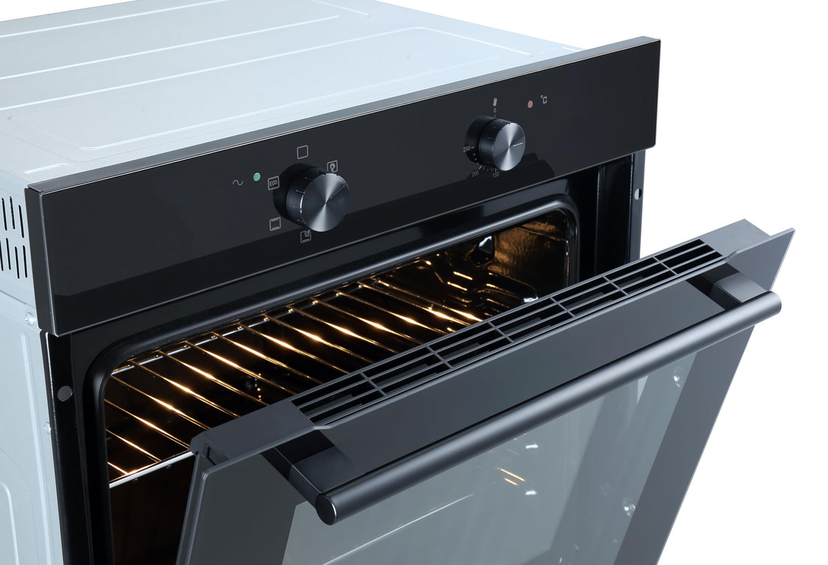 GEDTECH Four encastrable multifonctions GFO76BL - Noir - 76L - Grill - Porte froide - Fonctions vapeur