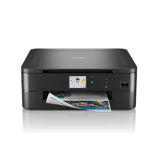 Brother DCP-J1140DW | Multifonction 3-en-1 Jet d'Encre Couleur | A4 | Wi-FI | Mini Essential, Noir, Entrée de gamme