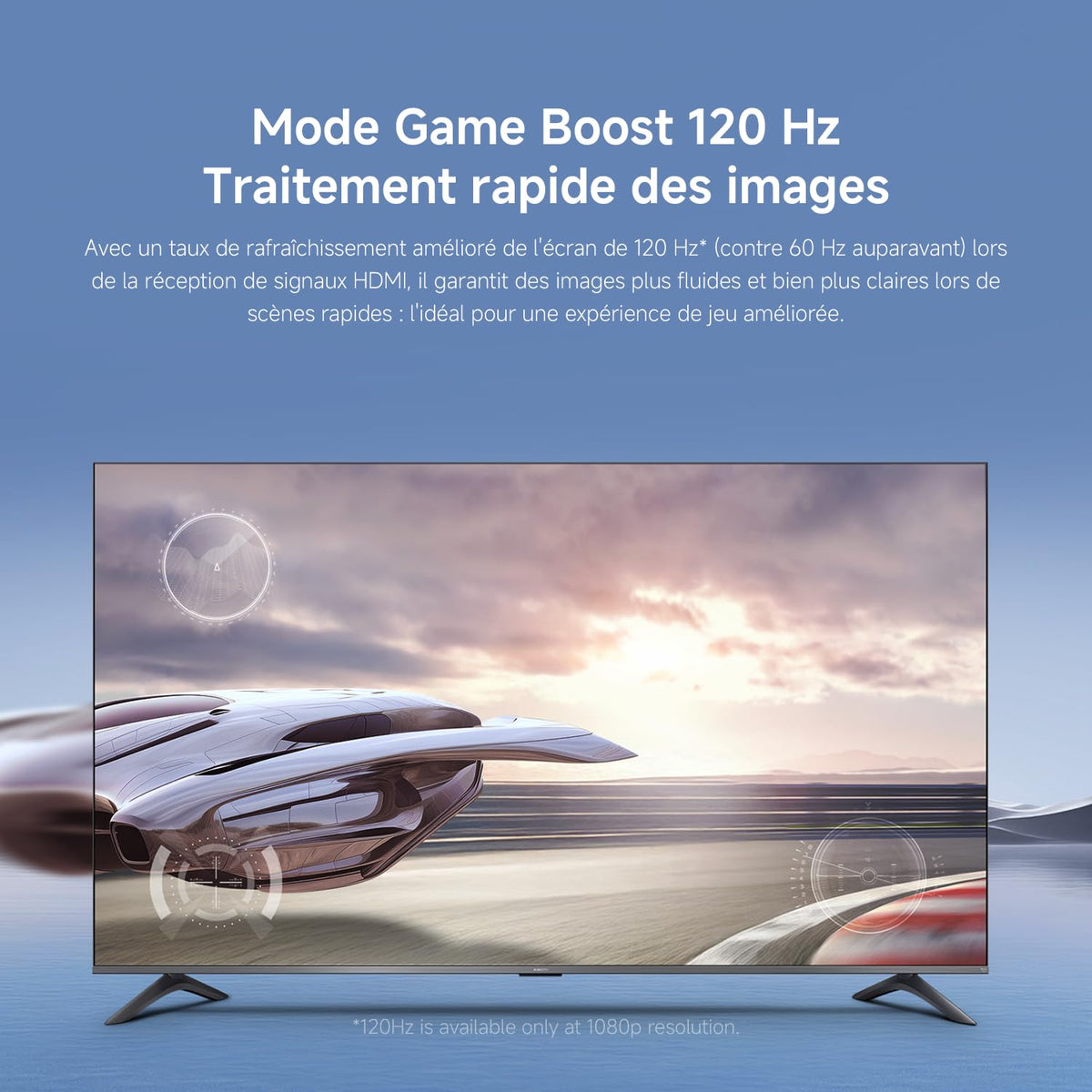 XIAOMI TV F Pro 65, 165 cm (65 Pouces), 4K UHD QLED, Smart TV, Fire TV, Contrôle Vocal Alexa, HDR10+, Mode Game Boost 120Hz, MEMC, 2Go+32Go, Compatible avec AirPlay