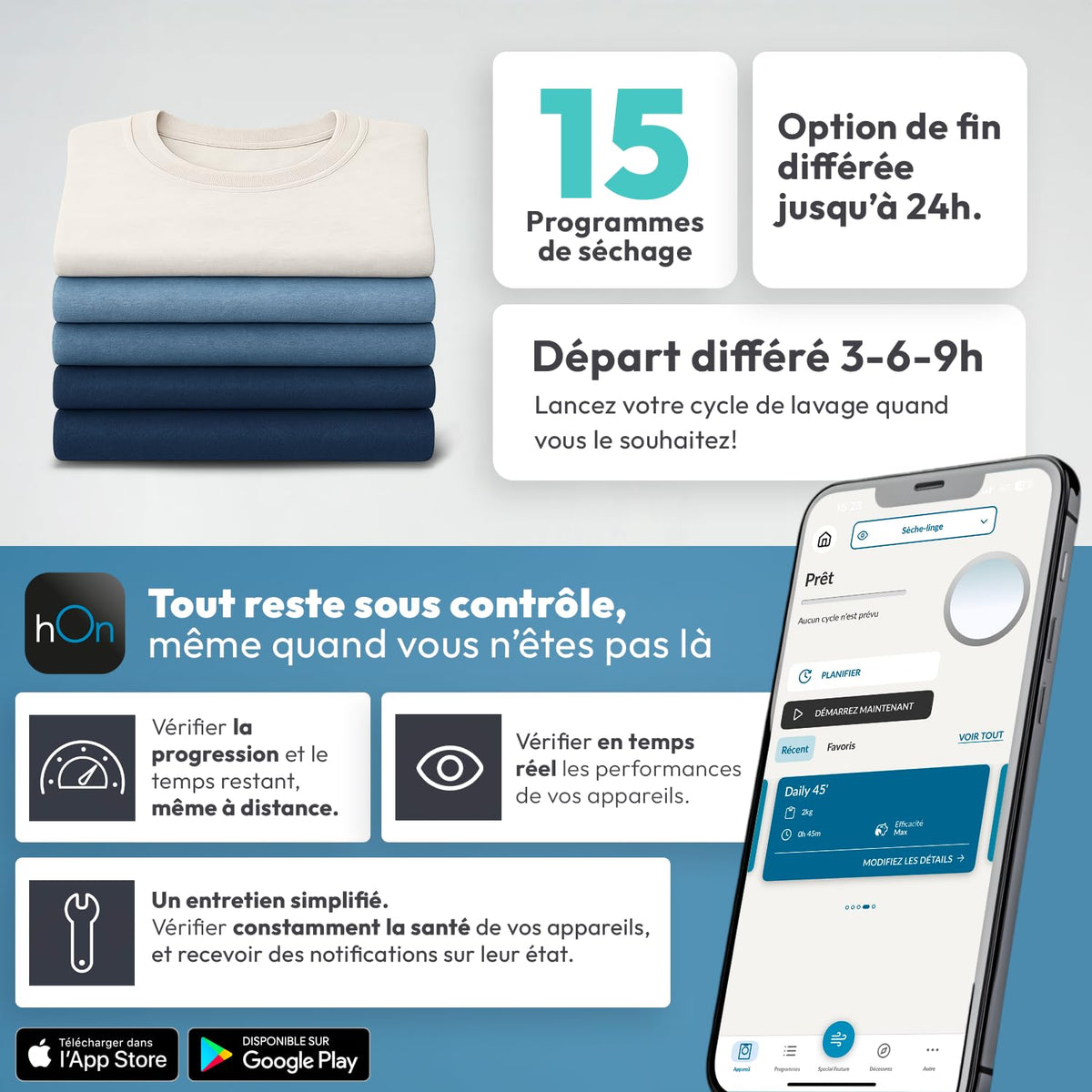 CANDY - Sèche-Linge Pompe à Chaleur - Capacité de Chargement 8 Kg - Classe Énergétique E - Connectivité NFC, Départ Différé, Bac à Eau Easy Case - Blanc - 85 x 59,6 x 58,5 cm - Modèle CSE H8A1LE-S