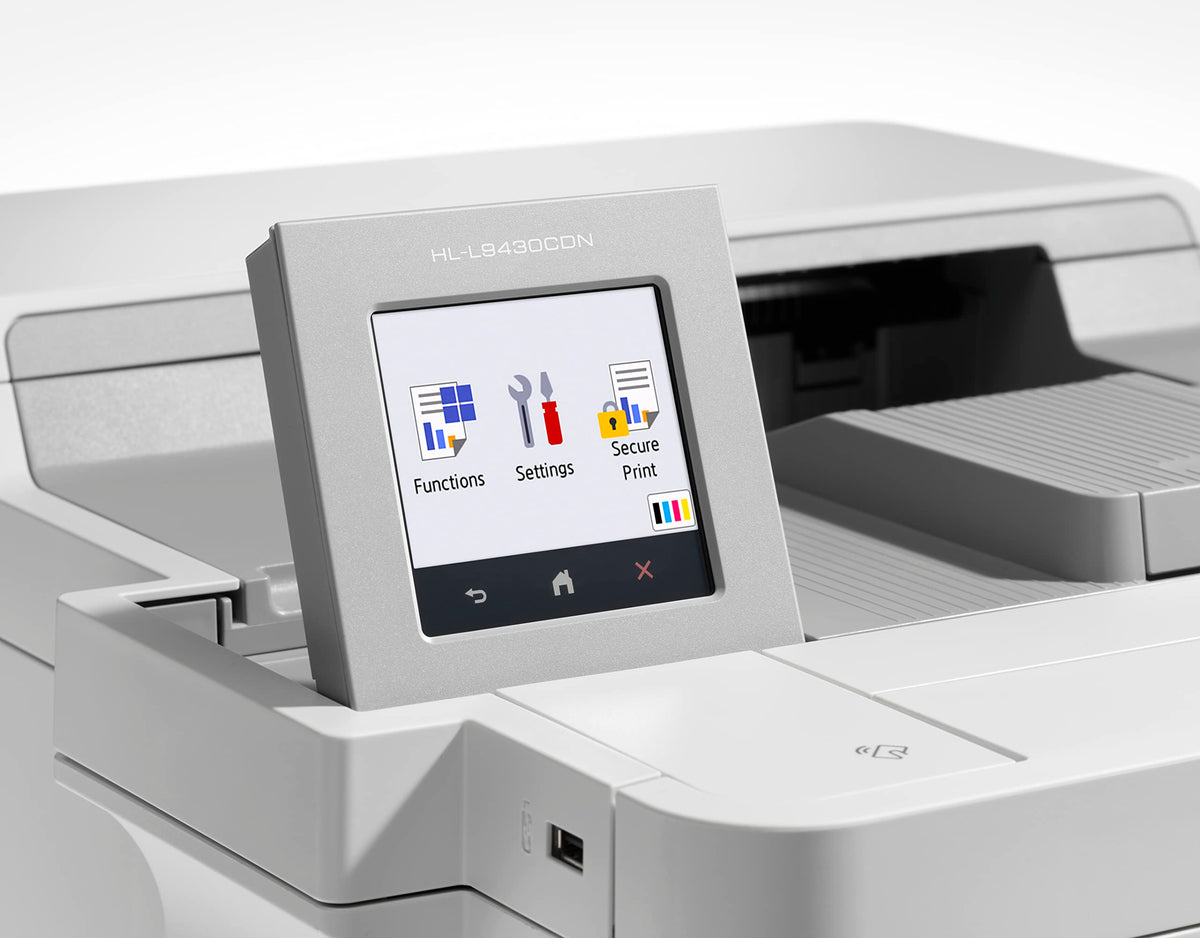 Brother HL-L9430CDN | Imprimante Laser Professionnelle | Couleur | Imprime jusqu'à 40 PPM | WiFi Direct