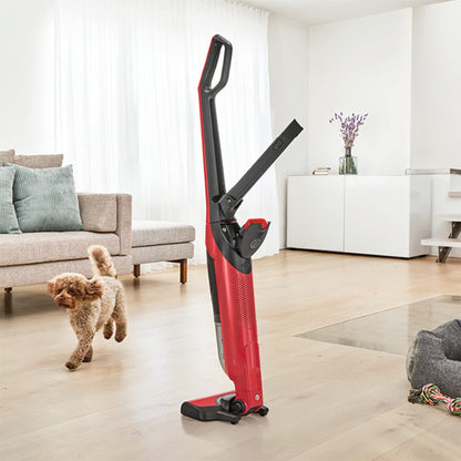 Bosch Electroménager Série 4, BBH3ZOO28, aspirateur Balai 2en1 Flexxo ProAnimal, Multifonction, Rechargeable, autonomie de 55 Min, 2 Vitesses, Accessoires Inclus, 28Vmax, Rouge