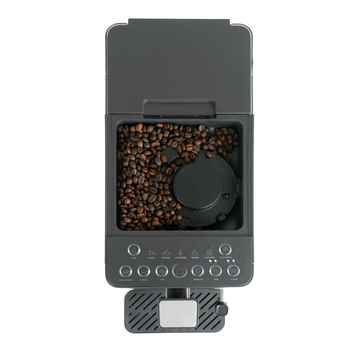 Jocca Cafetière super automatique 20 bars, 1 350 W, réservoir 1,5 l, moulin intégré 15 niveaux, vaporisateur à lait, fonctions expresso, double expres