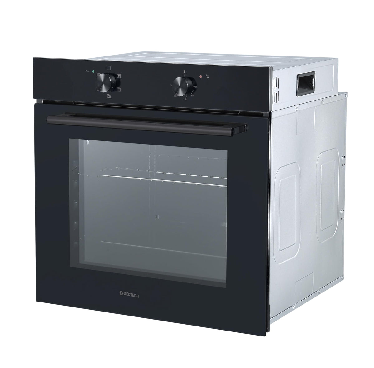 GEDTECH Four encastrable multifonctions GFO76BL - Noir - 76L - Grill - Porte froide - Fonctions vapeur