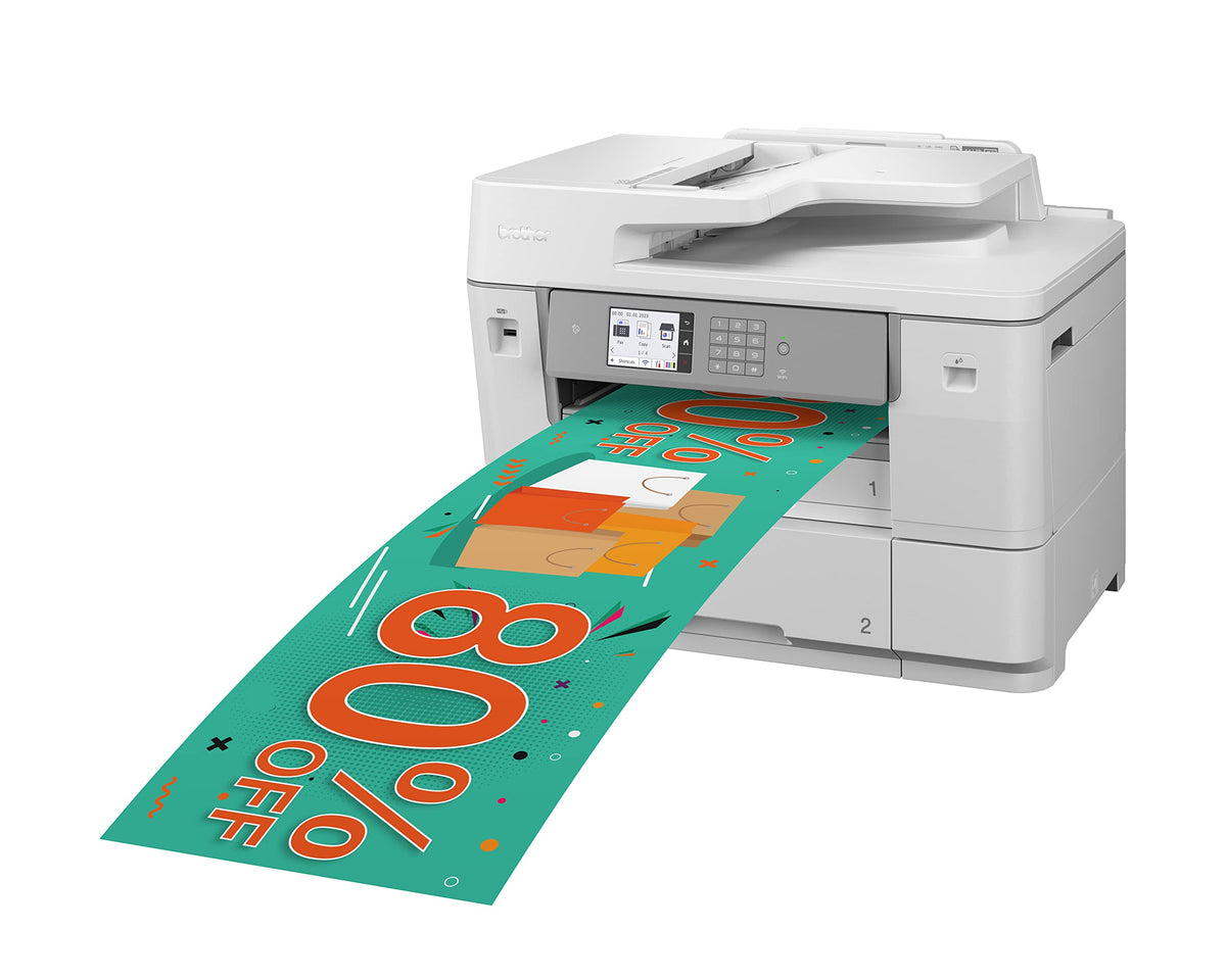 Brother MFC-J6959DW | Imprimante Multifonction Jet d'encre Roll Paper | WiFi et Ethernet | Recto-Verso Automatique | Compatible NFC | Imprime jusqu'à 30 ppm
