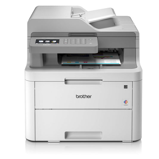 Brother DCP-L3550CDW, Imprimante Multifonction 3 en 1 (Impression, Copie, Scan), Laser Couleur, Recto verso Automatique, Wi-Fi, Vitesse d’impression a