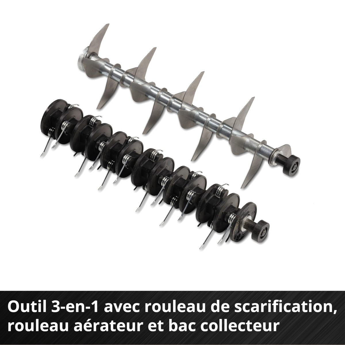 Einhell Scarificateur-aérateur sans fil GE-SA 36/35 Li-Solo Power X-Change (36 V, moteur sans charbon, rouleau de scarification 35 cm) Livré sans batterie ni chargeur