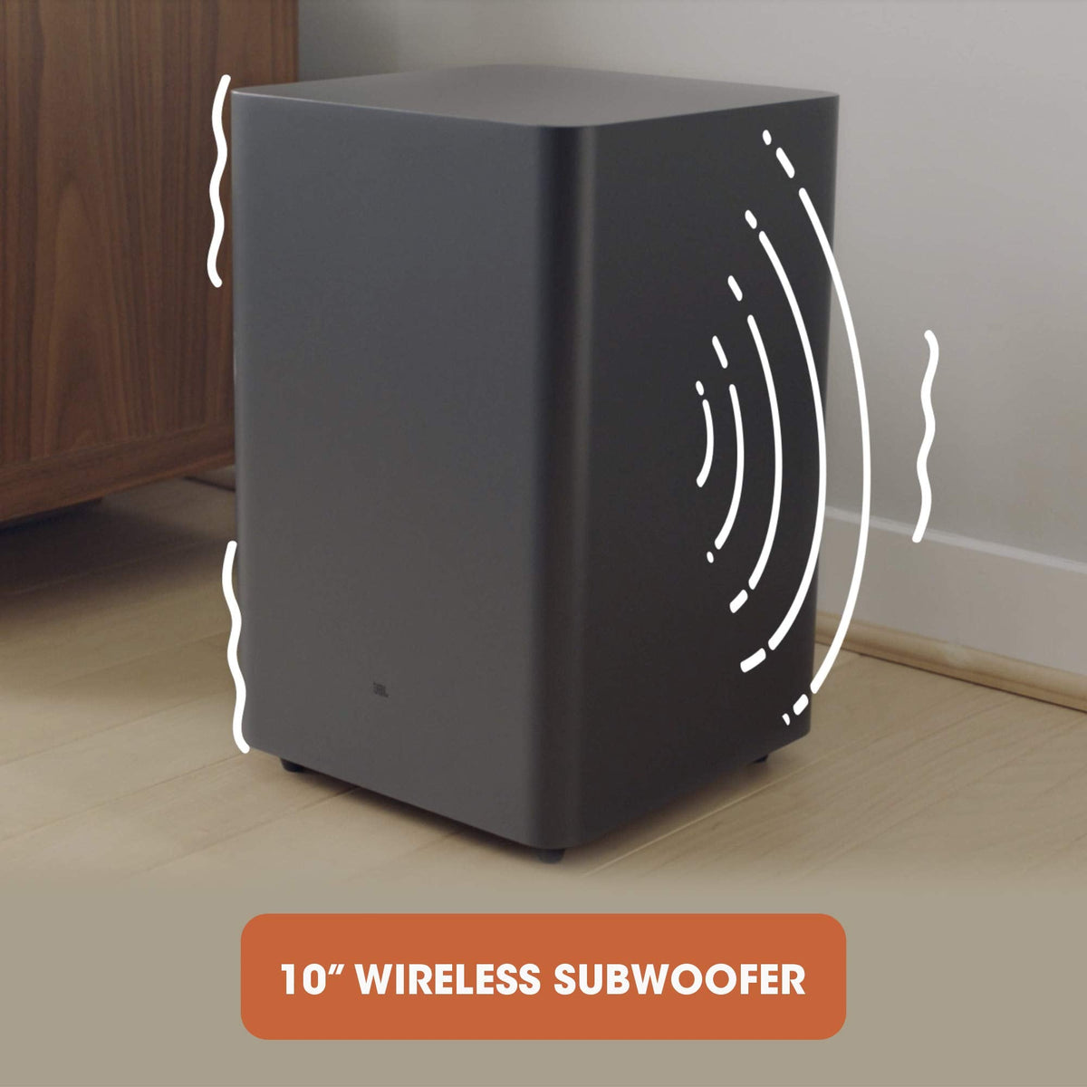 JBL Barre de Son Surround Bar 5.1 - Système de Divertissement Exclusif Amazon, capacités de Streaming et Caisson de Basses, Compatible avec Amazon Ale
