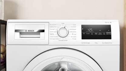 Bosch WAN28209FR, Série 4, Lave linge hublot, 9 kg, 1400 trs/min, Blanc