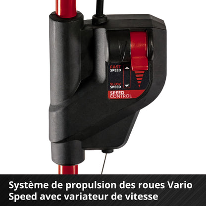 Einhell Professional Tondeuse à gazon sans fil GP-CM 36/47 S HW Li Power X-Change (36V, 47 cm largeur de coupe, autotractée, moteur sans charbon) Livré avec 4 Batteries 4,0Ah et 2 Chargeurs Doubles