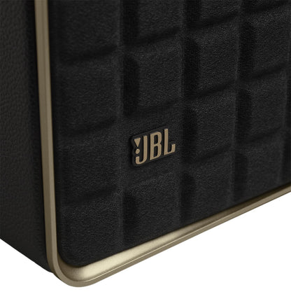 JBL Authentics 500 Enceinte intelligente connectée Hi-fidelity avec WiFi, Bluetooth et assistants vocaux, Dolby Atmos, design rétro, noire