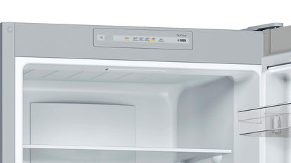 Bosch KGN33NLEB Série 2 Réfrigérateur combiné pose-libre - 282L - L 60cm x H 176cm - Inox