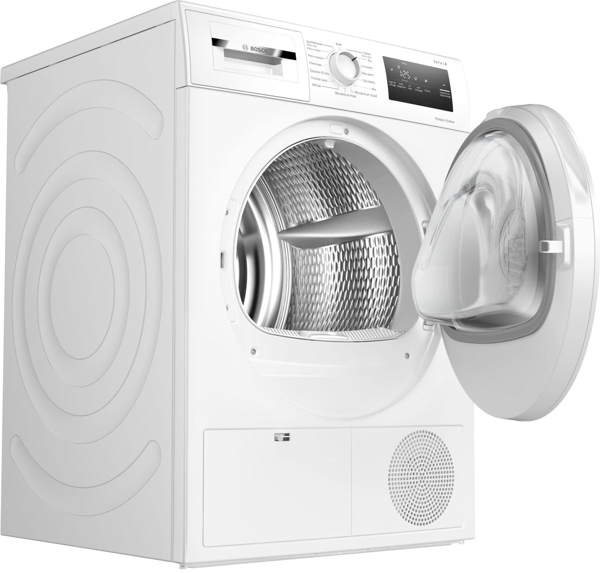 Bosch WTH8300DFR, Série 4, Sèche linge, Pompe à chaleur, 8 kg, Blanc