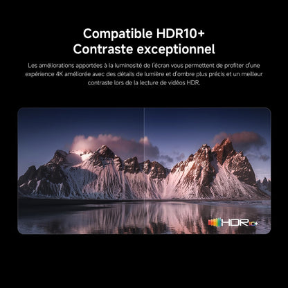 XIAOMI TV F Pro 55, 140 cm (55 Pouces), 4K UHD QLED, Smart TV, Fire TV, Contrôle Vocal Alexa, HDR10+, Mode Game Boost 120Hz, MEMC, 2Go+32Go, Compatible avec AirPlay