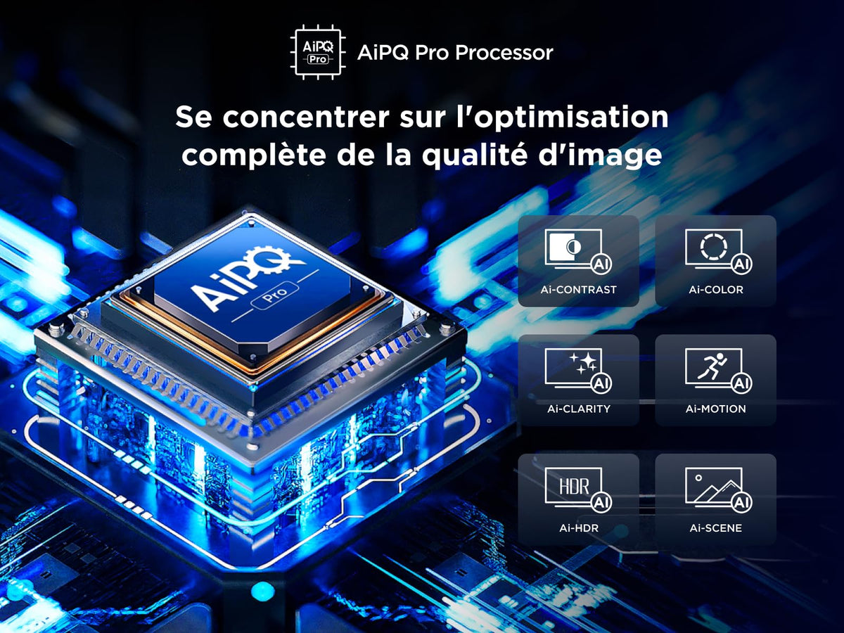 TCL 85Q6C QD-Mini LED TV, 4K HDR Premium 1000nits, Smart TV alimenté par Google (Dolby Vision IQ et Atmos, Panneau HVA Mat, système Audio Onkyo 2.1, Motion Clarity Pro 144Hz)