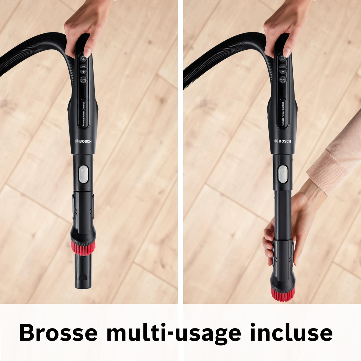 Bosch Electroménager, Série 6, ProSilence BGB6SIL1, aspirateur traîneau avec sac, niveau sonore de 66 dB(A), filtre hygiénique HEPA, moteur puissant, blanc