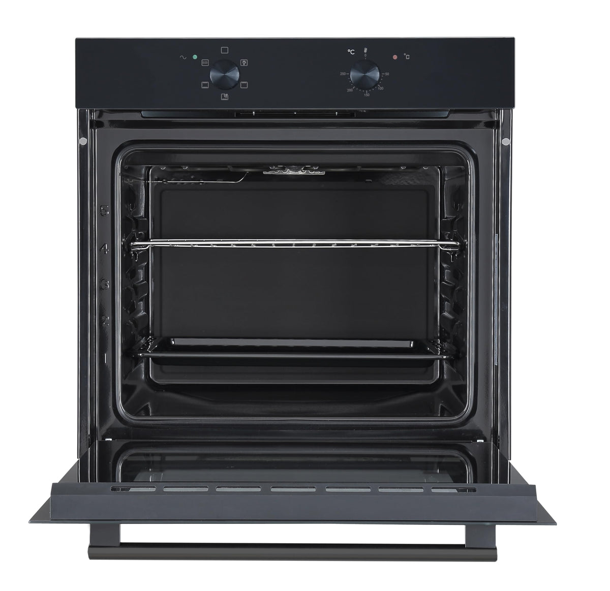 GEDTECH Four encastrable multifonctions GFO76BL - Noir - 76L - Grill - Porte froide - Fonctions vapeur