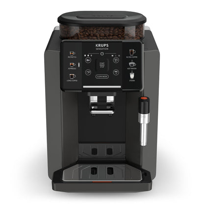 KRUPS Machine à café à grains, 5 boissons en accès direct, Interface tactile couleur & Cartouche Aqua Filter Claris F08801