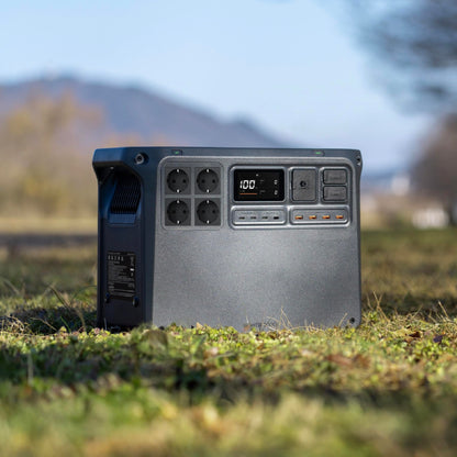 DJI Power 2000, station électrique portable 2 048 Wh (Batterie LFP), format compact, sortie stable de 3 000 W, recharge de 0–80% en 45 min, générateur électrique portable pour maison & camping