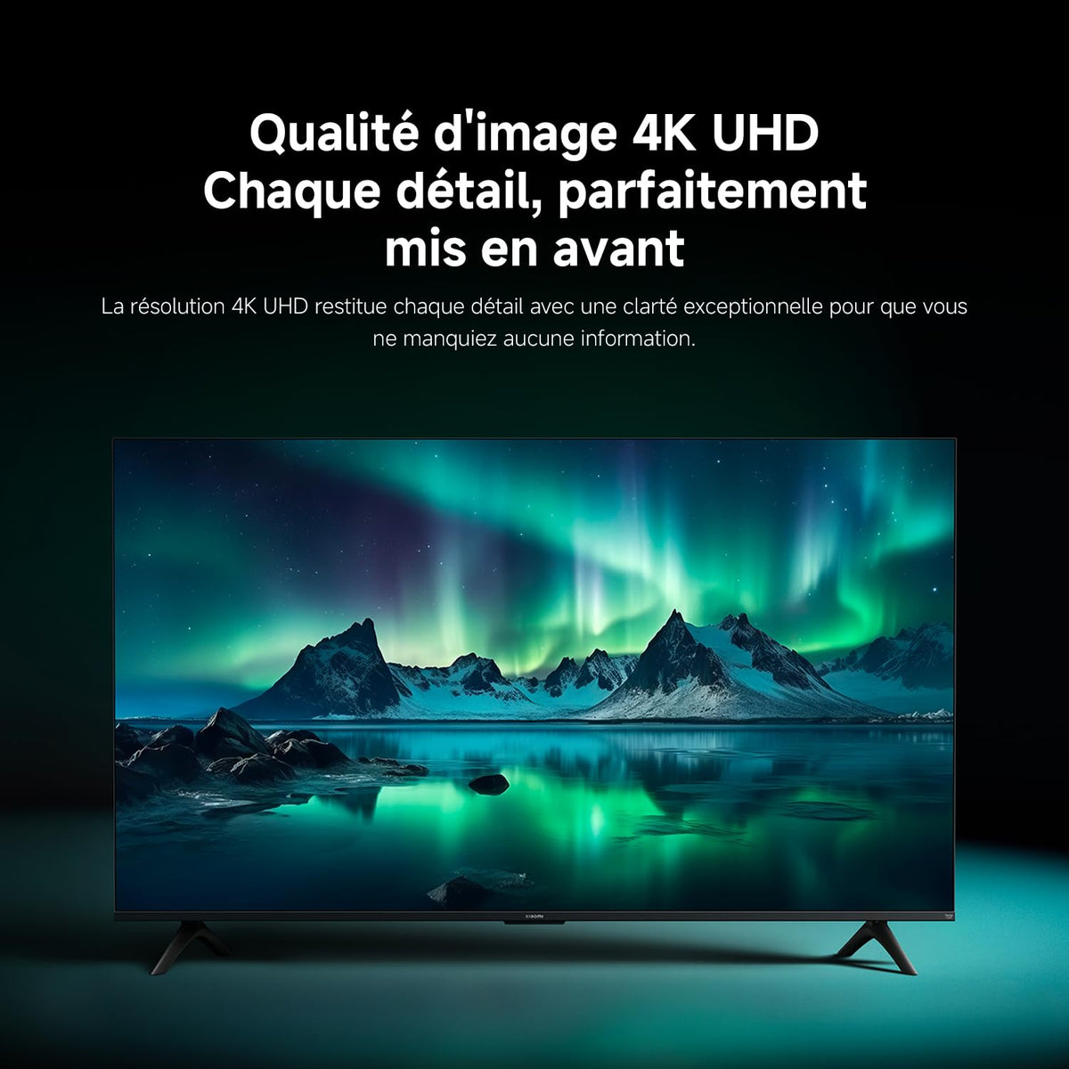 Xiaomi TV F 50, 127 cm (50 Pouces), 4K UHD, Smart TV, Fire TV, Contrôle Vocal Alexa, HDR10, MEMC, Mode Game Boost 120Hz, 2Go+32Go, Compatible avec AirPlay