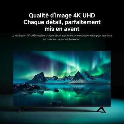 Xiaomi TV F 55, 140 cm (55 Pouces), 4K UHD, Smart TV, Fire TV, Contrôle Vocal Alexa, HDR10, MEMC, Mode Game Boost 120Hz, 2Go+32Go, Compatible avec AirPlay