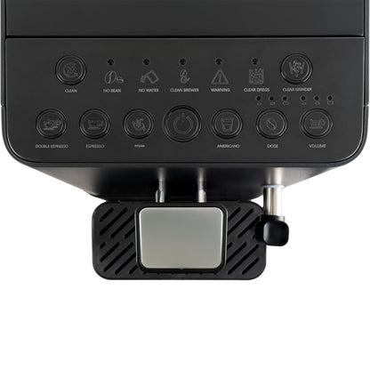 Jocca Cafetière super automatique 20 bars, 1 350 W, réservoir 1,5 l, moulin intégré 15 niveaux, vaporisateur à lait, fonctions expresso, double expres
