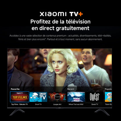 Xiaomi TV F 55, 140 cm (55 Pouces), 4K UHD, Smart TV, Fire TV, Contrôle Vocal Alexa, HDR10, MEMC, Mode Game Boost 120Hz, 2Go+32Go, Compatible avec AirPlay