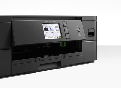 Brother DCP-J1140DW | Multifonction 3-en-1 Jet d'Encre Couleur | A4 | Wi-FI | Mini Essential, Noir, Entrée de gamme