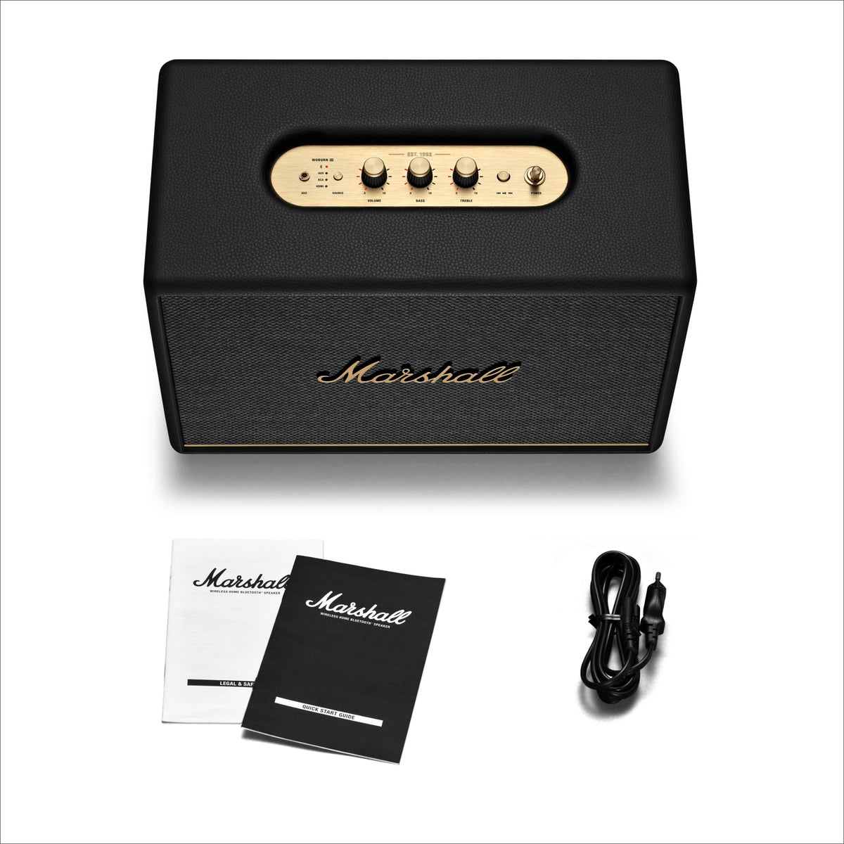 Marshall Woburn III Haut-Parleur Bluetooth - Noir