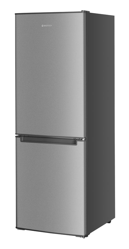 GEDTECH Réfrigérateur combiné congélateur bas 173L GCB173SL - Silver - Hauteur 143cm