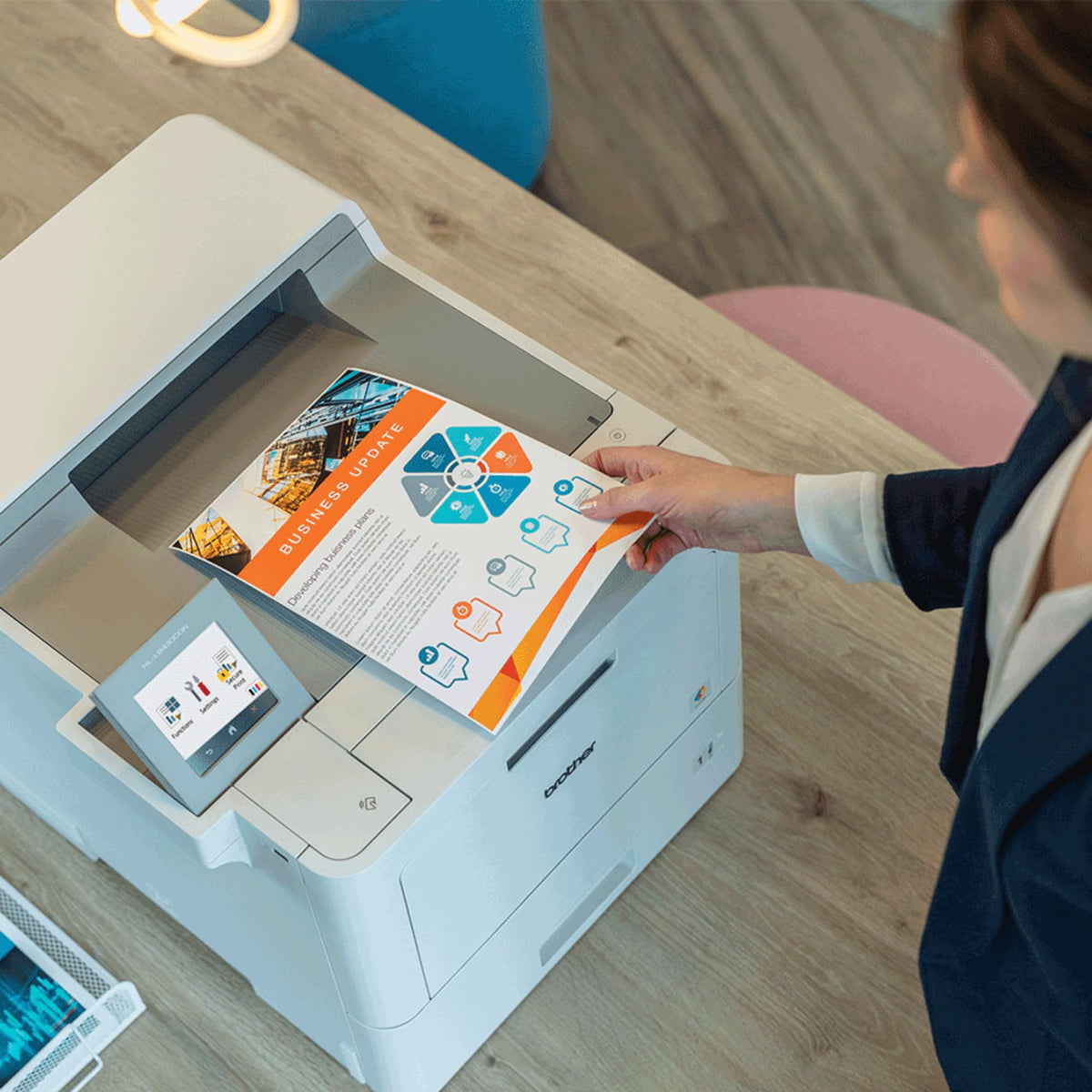 Brother HL-L9470CDN | Imprimante Laser Couleur | Imprime jusqu'à 40 PPM | WiFi Direct