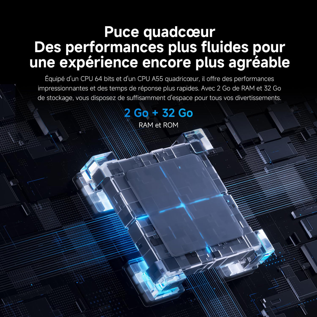 Xiaomi TV F 55, 140 cm (55 Pouces), 4K UHD, Smart TV, Fire TV, Contrôle Vocal Alexa, HDR10, MEMC, Mode Game Boost 120Hz, 2Go+32Go, Compatible avec AirPlay